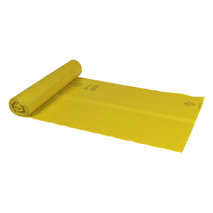 Plastikposer 100 liter LDPE, genanvendt Gul
