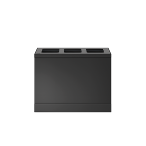 Bica Model 830 Affaldssortering 3×10 liter Åbne indkast Antracit
