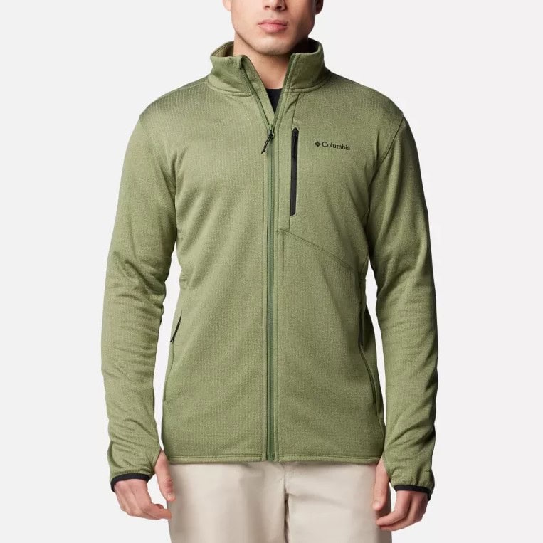 Columbia Herre Park View Fleece Full Zip – Canteen Heather - Billede 2