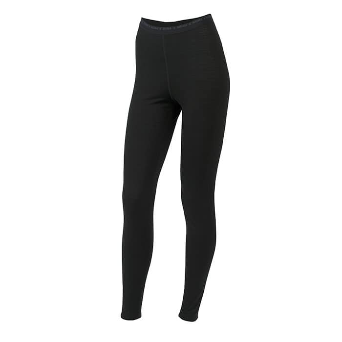 Aclima W Lightwool Longs Jet Black