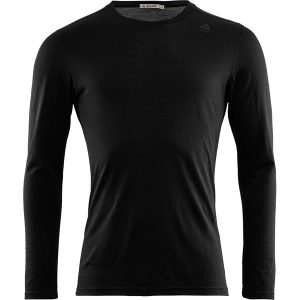 Aclima M Lightwool Crew Neck Jet Black