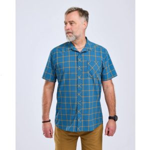 Pinewood Outdoor S/S Shirt Blue