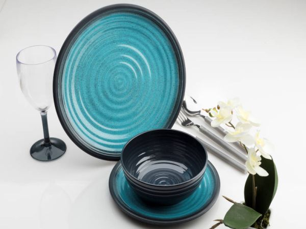 Servicesæt Granite Aqua 12 dele - Billede 3