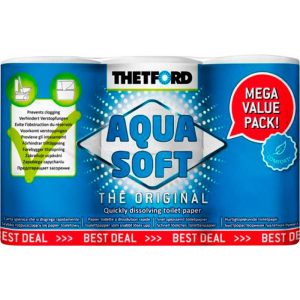 Thetford Aqua Soft toiletpapir – 6-pak