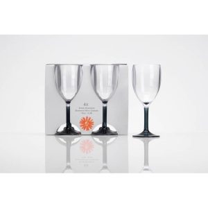 Wine Goblet – Smoke grey, 4pk