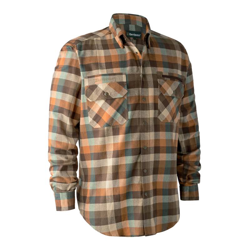 Deerhunter James Shirt – Brown Check - Billede 2